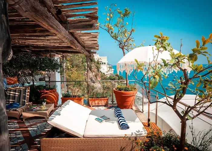 Bed & Breakfast Elegant Suite With Sea View Balcony In Positano 4*